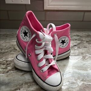Converse Pink High-Top Sneakers